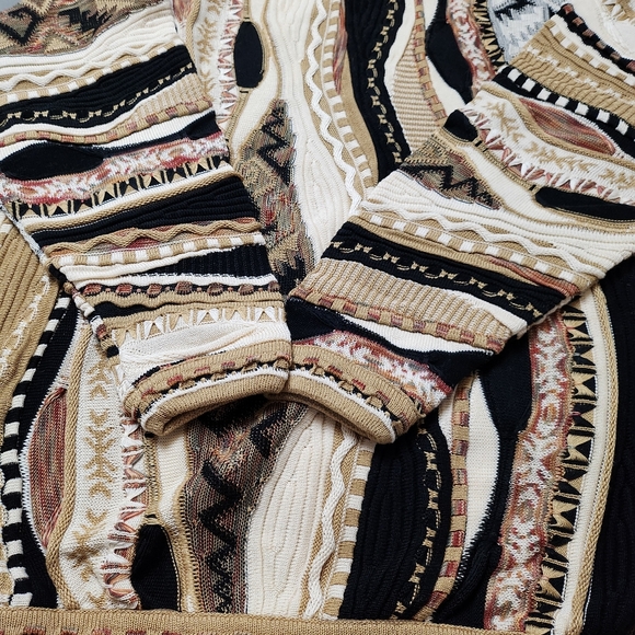 Vintage Tundra Coogi Style Knit Sweater 2XLT 90s - Picture 13 of 14
